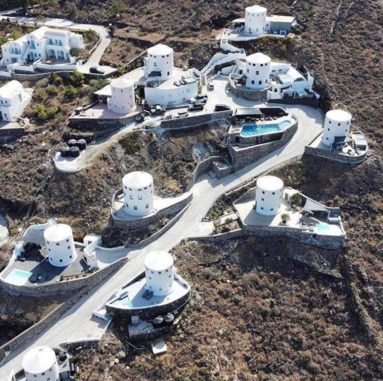 Anemos Windmill Villa Vourvoúlos Eksteriør bilde