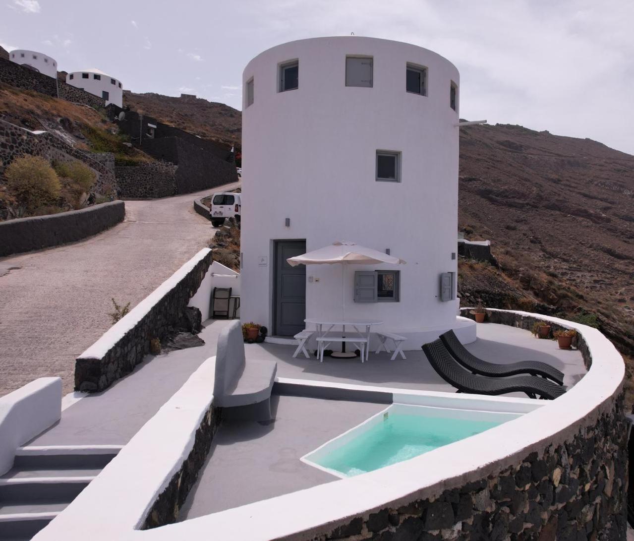 Anemos Windmill Villa Vourvoúlos Eksteriør bilde